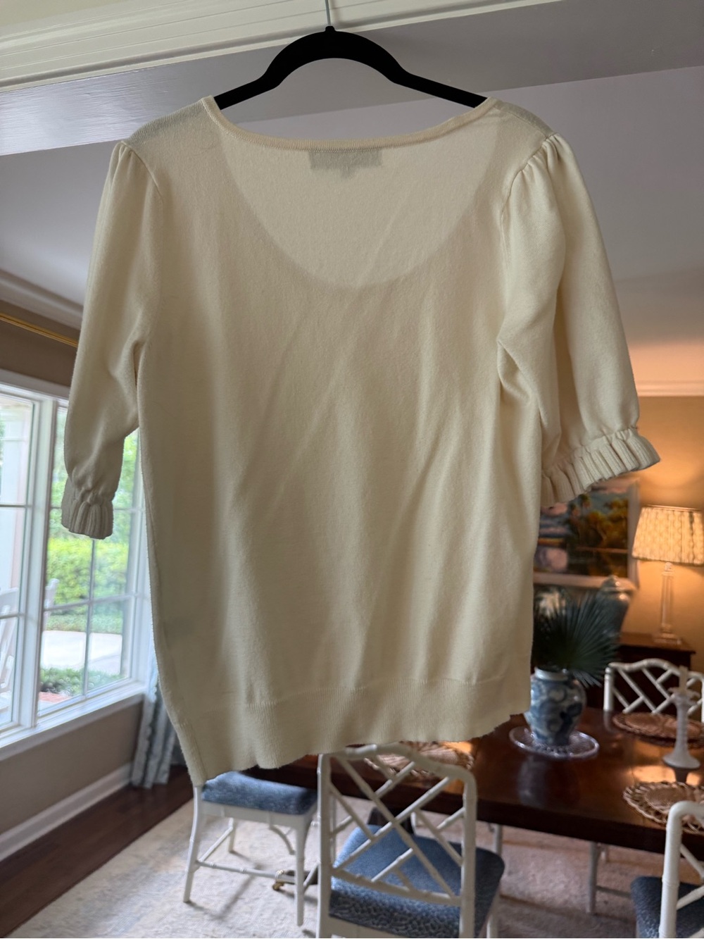 Tuckernuck Ivory Perrin Ruffle Sweater - Picture 2 of 2